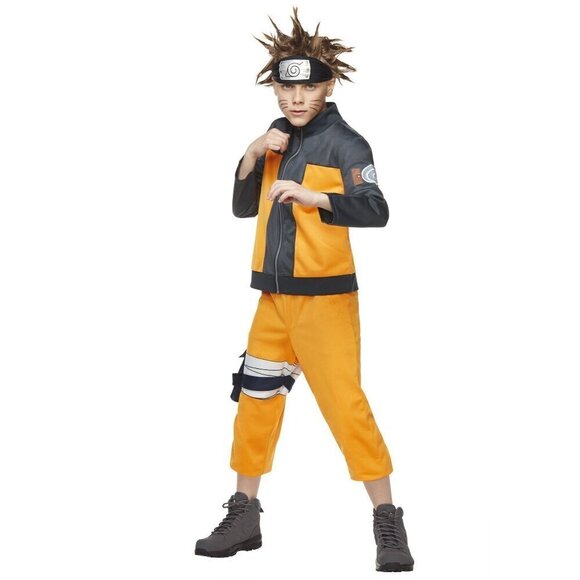Spirit Halloween Naruto Shippuden Kids Naruto Costume | Officially Licensed XXL - Picture 1 of 1